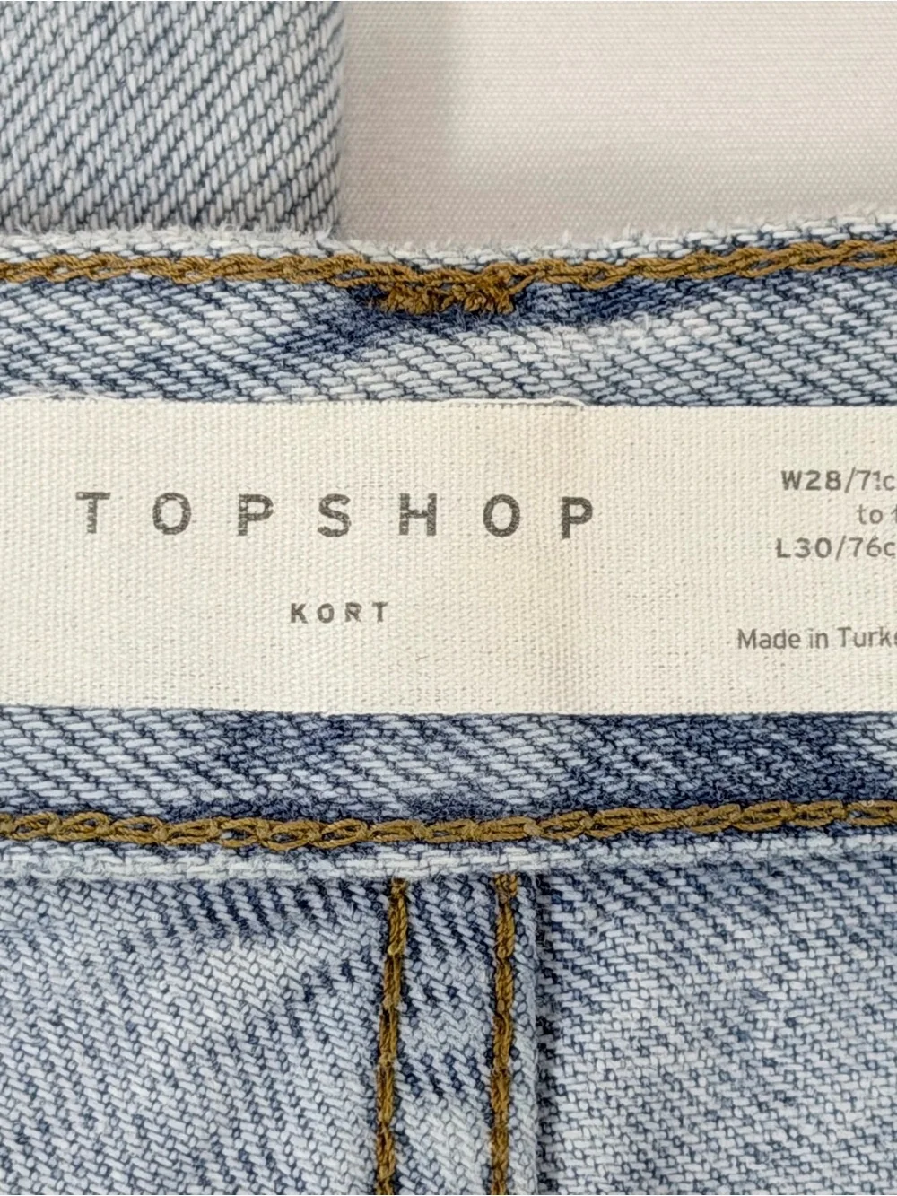 Topshop Kort Flared Jeans Size 6 Women's - Picture 14 of 16